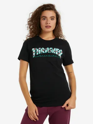 Футболка Thrasher Roses, черный, арт. 311065TRR-BLACK