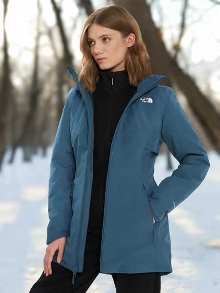 Куртка утепленная женская The North Face Hikesteller Insulated, синий, арт. NF0A8DYWDI61T1K