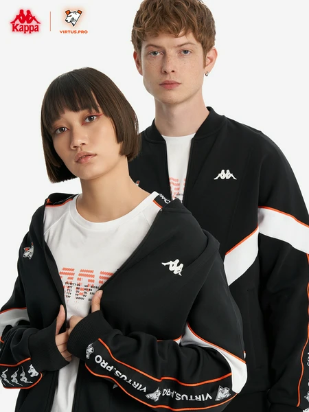 Тректоп Kappa x Virtus.pro, черный, арт. 139283KAP-99