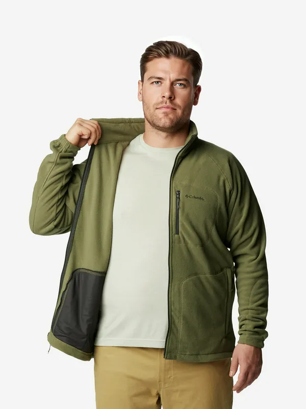 Джемпер флисовый Columbia Fast Trek II Full Zip Fleece, зеленый, арт. 1420424CLB-397