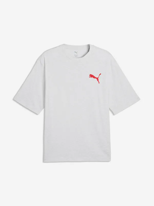 Футболка Puma свободного кроя с принтом, белый, арт. 694360P0P-05