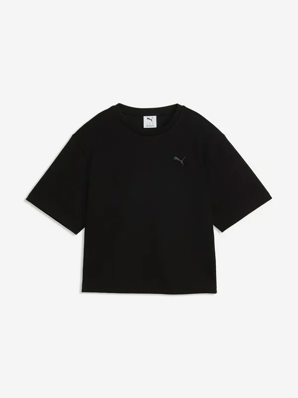 Футболка Puma свободного кроя с логотипом, черный, арт. 695751P0P-01