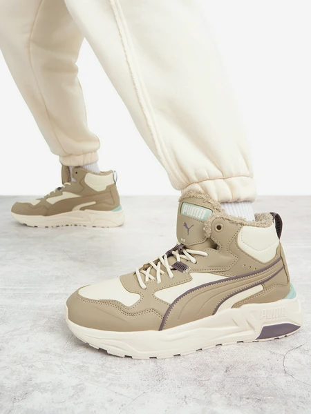 Кроссовки утепленные женские PUMA Trinity Lite, зеленый, арт. 405796P0P-02
