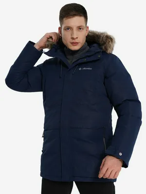 Пуховик Columbia Marquam Peak III Parka, синий, арт. 2159781CLB-464