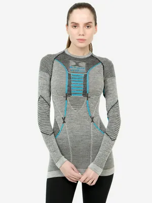 Термобелье верх X-Bionic Apani 4.0 Merino, серый, арт. AP-WT06W19WX05-B284