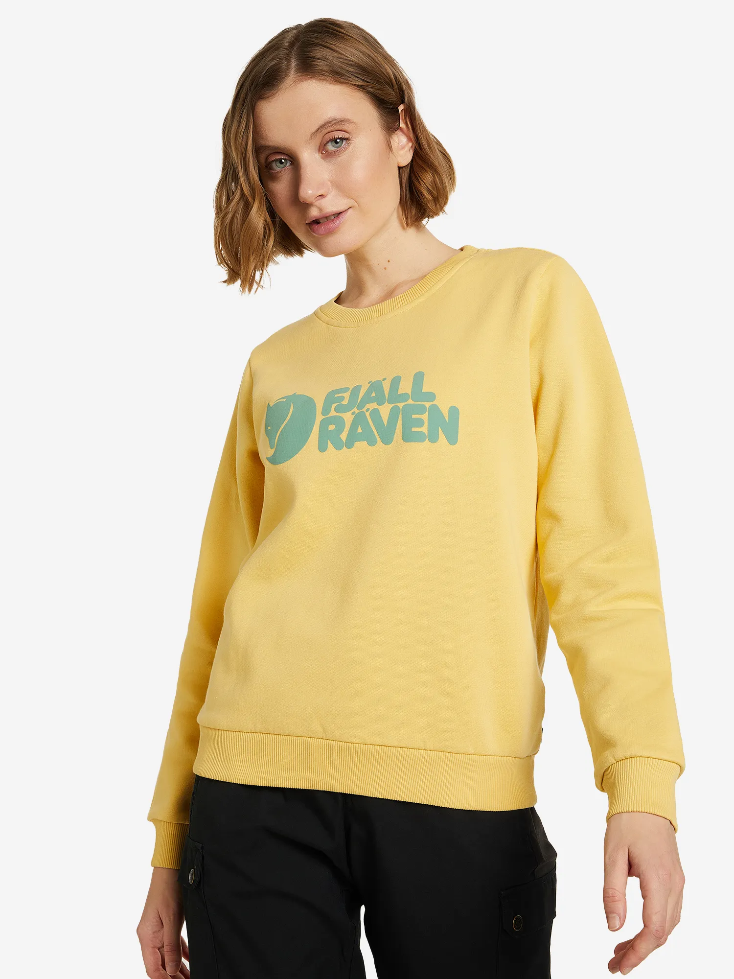 Свитшот Fjallraven Logo, желтый, арт. 84143FJR-133