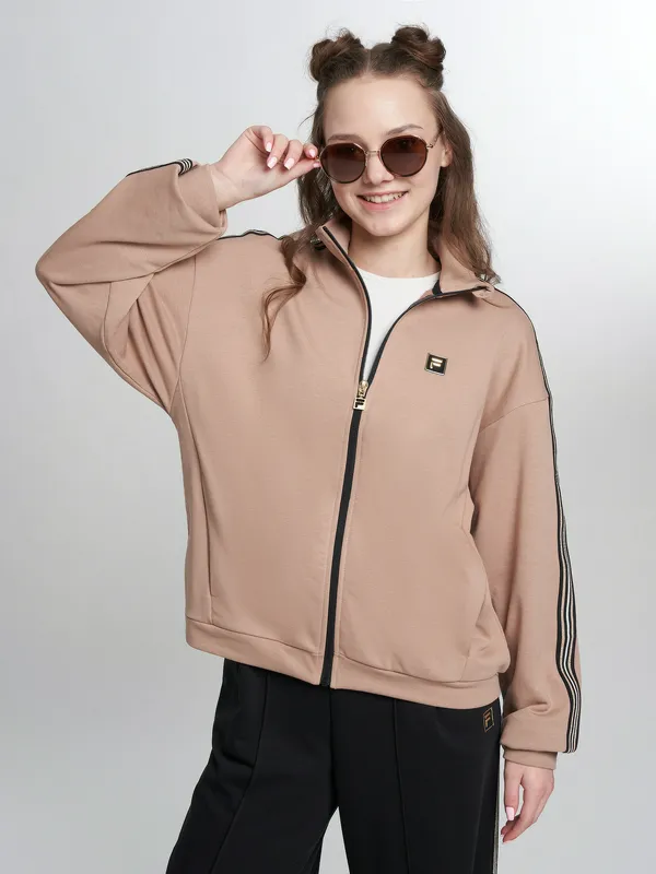 Олимпийка FILA свободного кроя, бежевый, арт. 145834FLA-T1