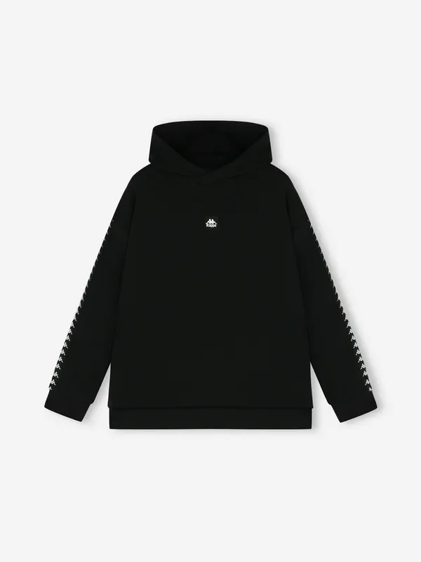 Худи оверсайз Kappa, черный, арт. 145730KAP-99