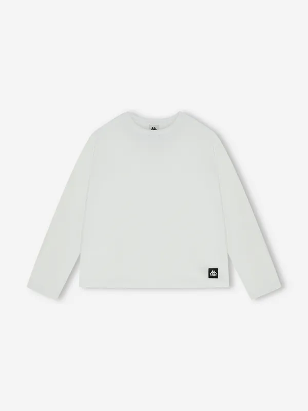 Лонгслив Kappa свободного кроя, белый, арт. 144166KAP-00
