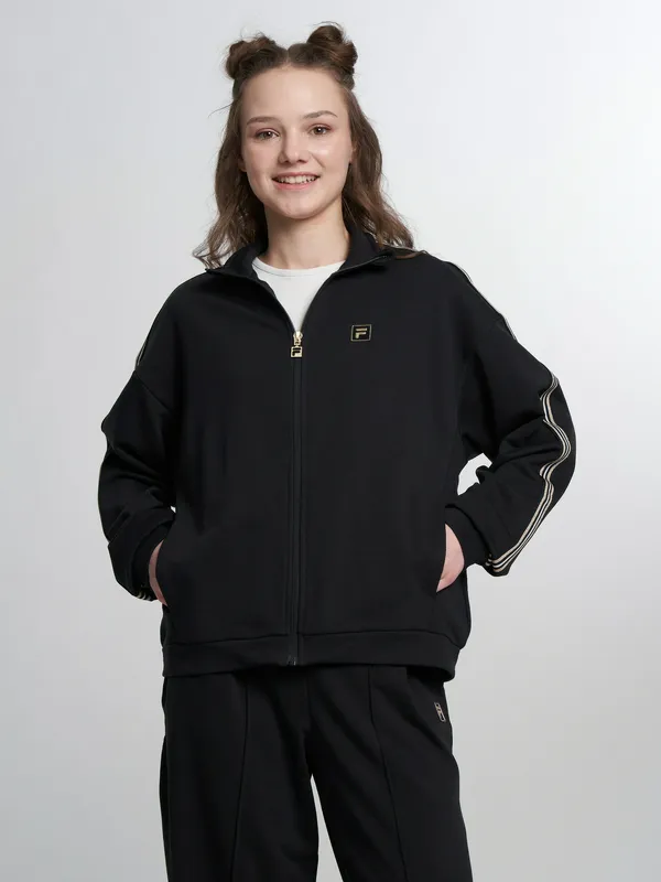 Олимпийка FILA свободного кроя, черный, арт. 145834FLA-99