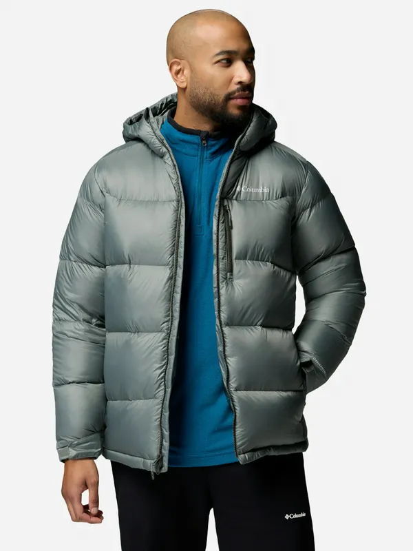 Пуховик мужской Columbia Cloudview Down Hooded Jacket, серый, арт. 2134191CLB-342