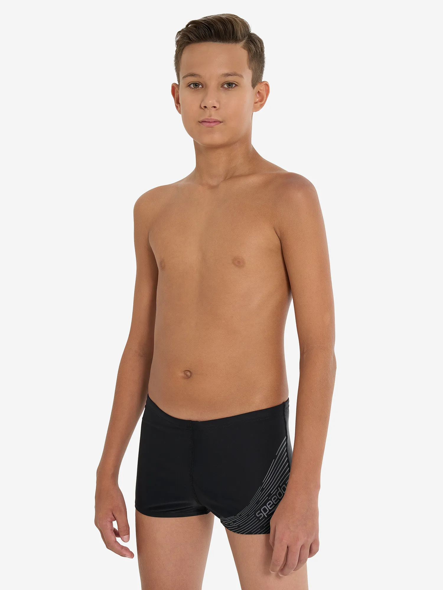 Плавки-шорты Speedo Medley Logo, черный, арт. 8-1241016890S0Y-6890