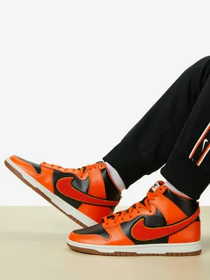 Кеды Nike Dunk High University, оранжевый, арт. DR8805N06-002