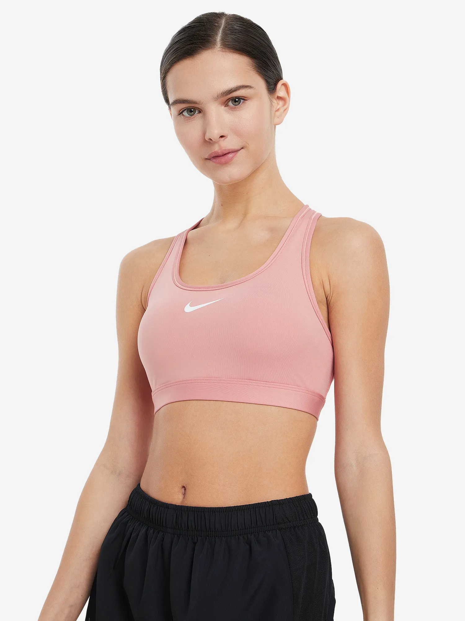 Топ бра спортивный Nike Dri-Fit, розовый, арт. DX6821N06-618
