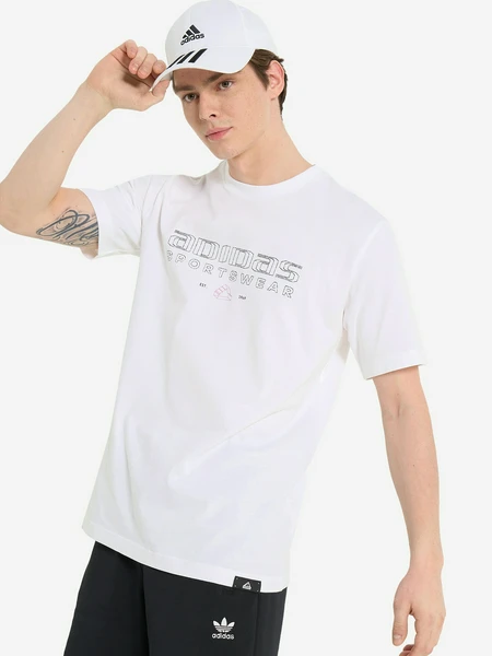 Футболка мужская adidas Tech, белый, арт. IW2690A01