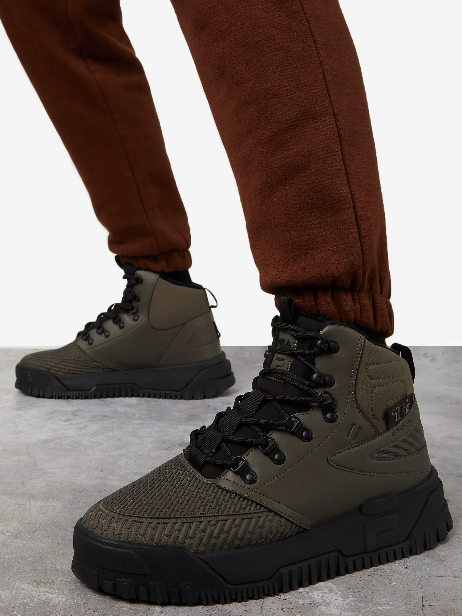 Кеды утепленные FILA Powder, зеленый, арт. 122373FLA-Y3