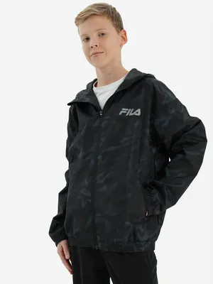 Ветровка для мальчиков FILA, черный, арт. 142092FLA-B3
