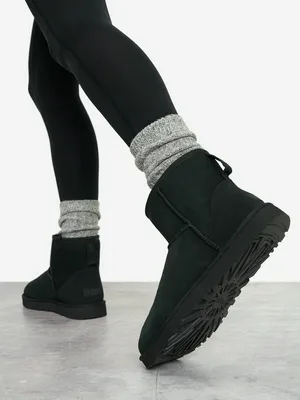 Угги UGG Classic Mini II, черный, арт. 1016222U0I-BLK