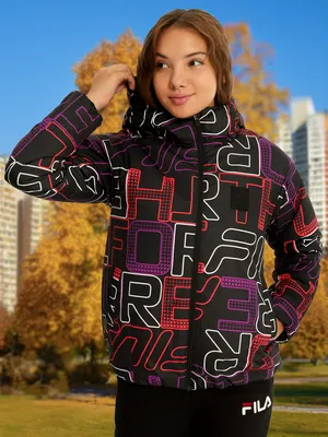 Куртка утепленная для девочек FILA, черный, арт. 131222FLA-B4