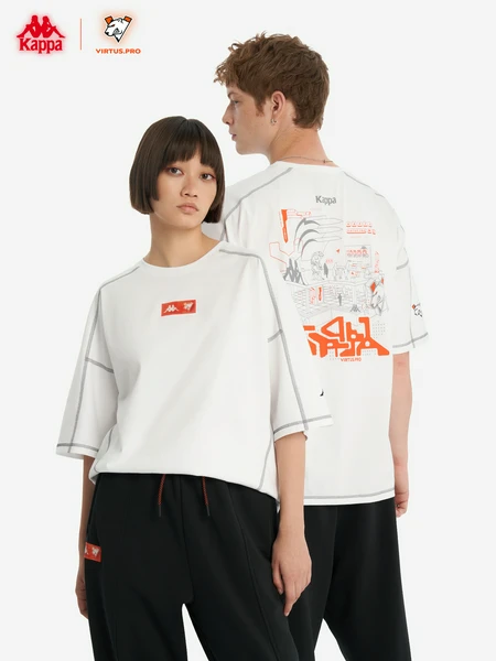 Футболка Kappa x Virtus.pro, белый, арт. 139281KAP-00