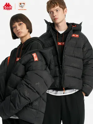 Пуховик Kappa x Virtus.pro, черный, арт. 139277KAP-B1