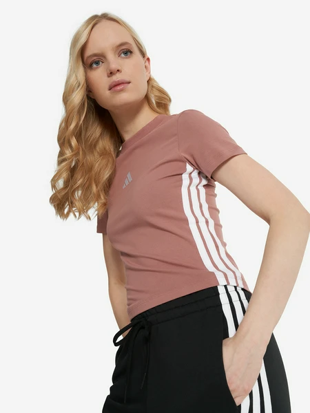 Футболка женская Adidas, коричневый, арт. JE1243A01