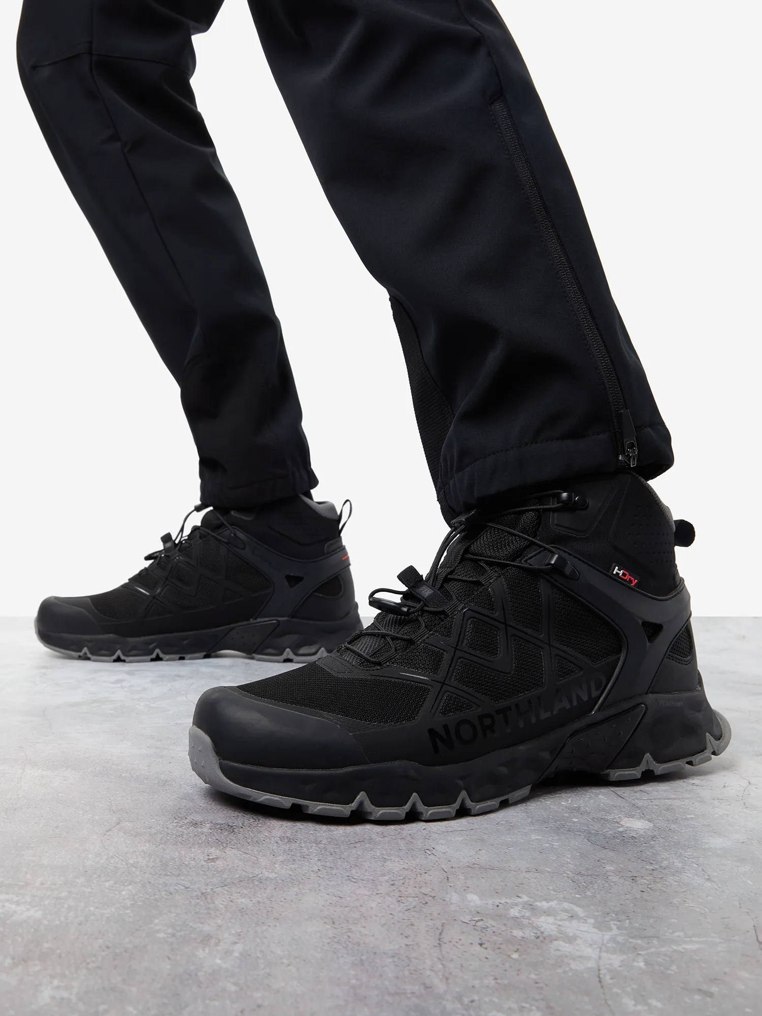 Ботинки Northland Fly Hiker Mid HDry, черный, арт. 123108N16-99
