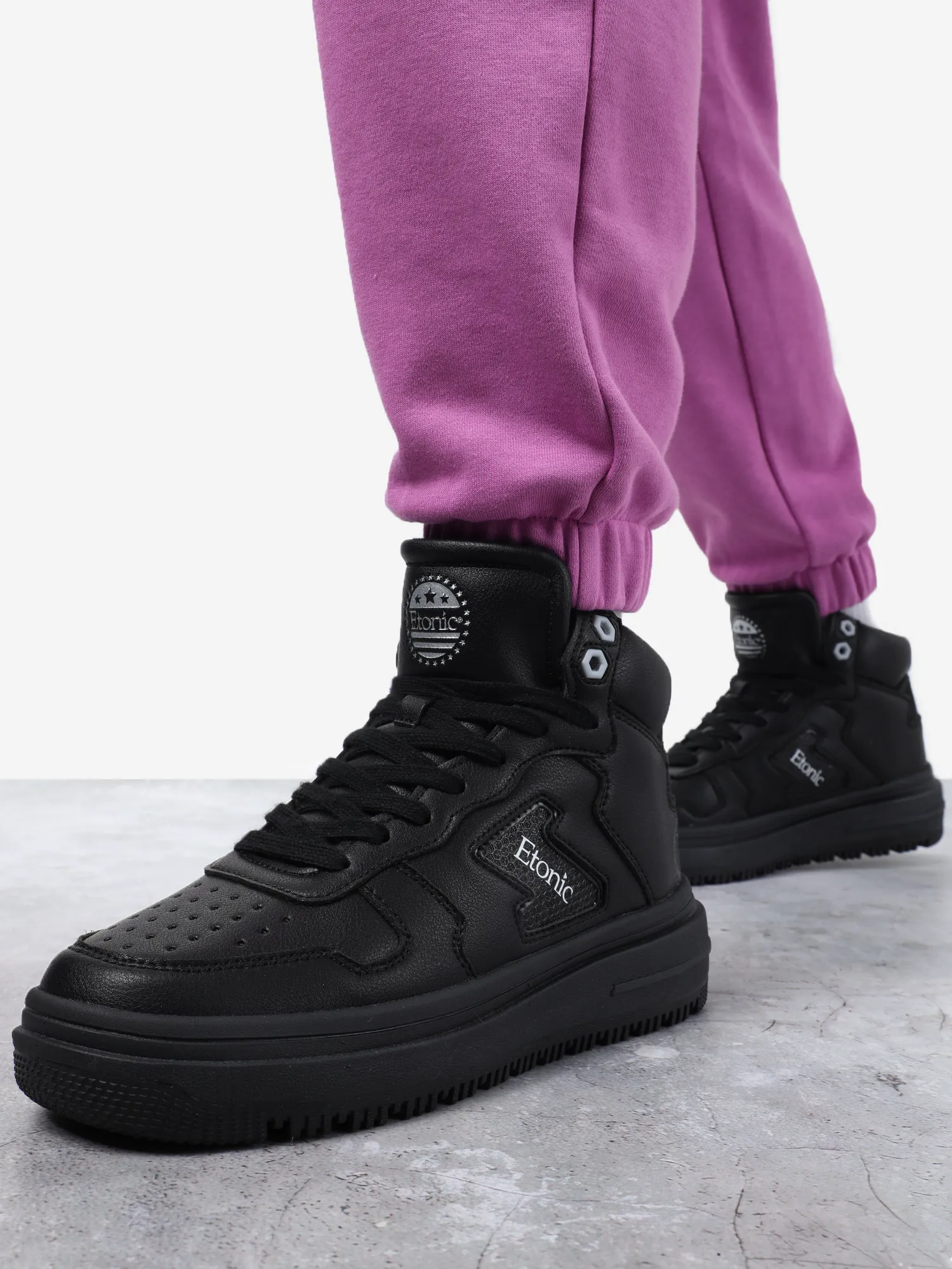 Кеды женские Etonic Basket High Warm, черный, арт. ETW324660-02ETN