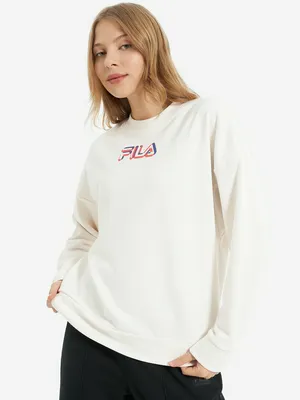 Свитшот женский оверсайз FILA, бежевый, арт. 133354FLA-01