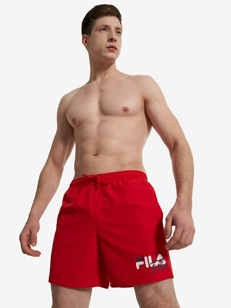 Шорты плавательные мужские FILA, красный, арт. 129606FLA-R2