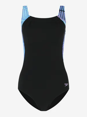 Купальник слитный Speedo Lunalustre, черный, арт. 8-00306415333S0Y-15333