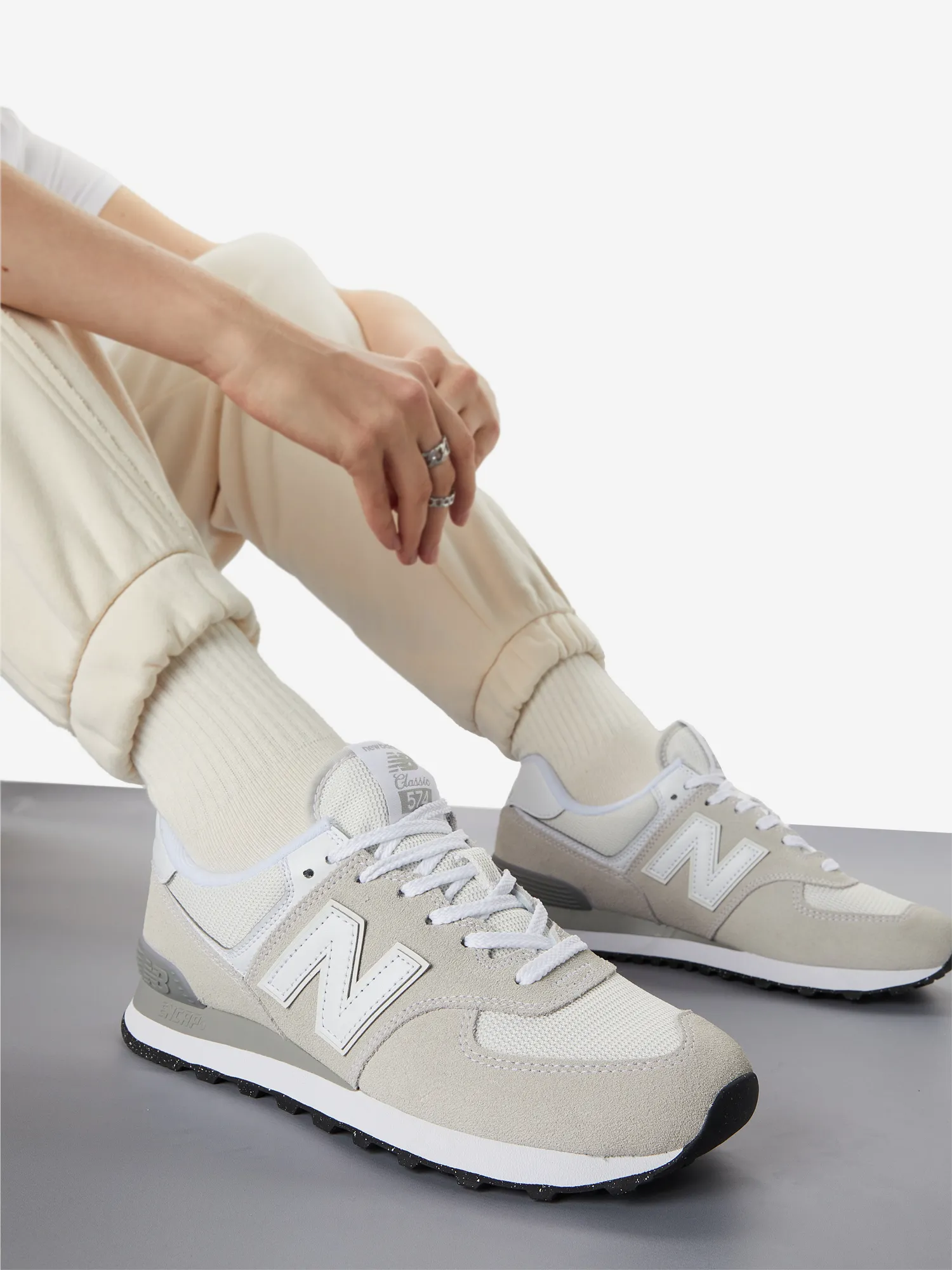 Кроссовки New Balance 574v3, серый, арт. WL574EVWN04