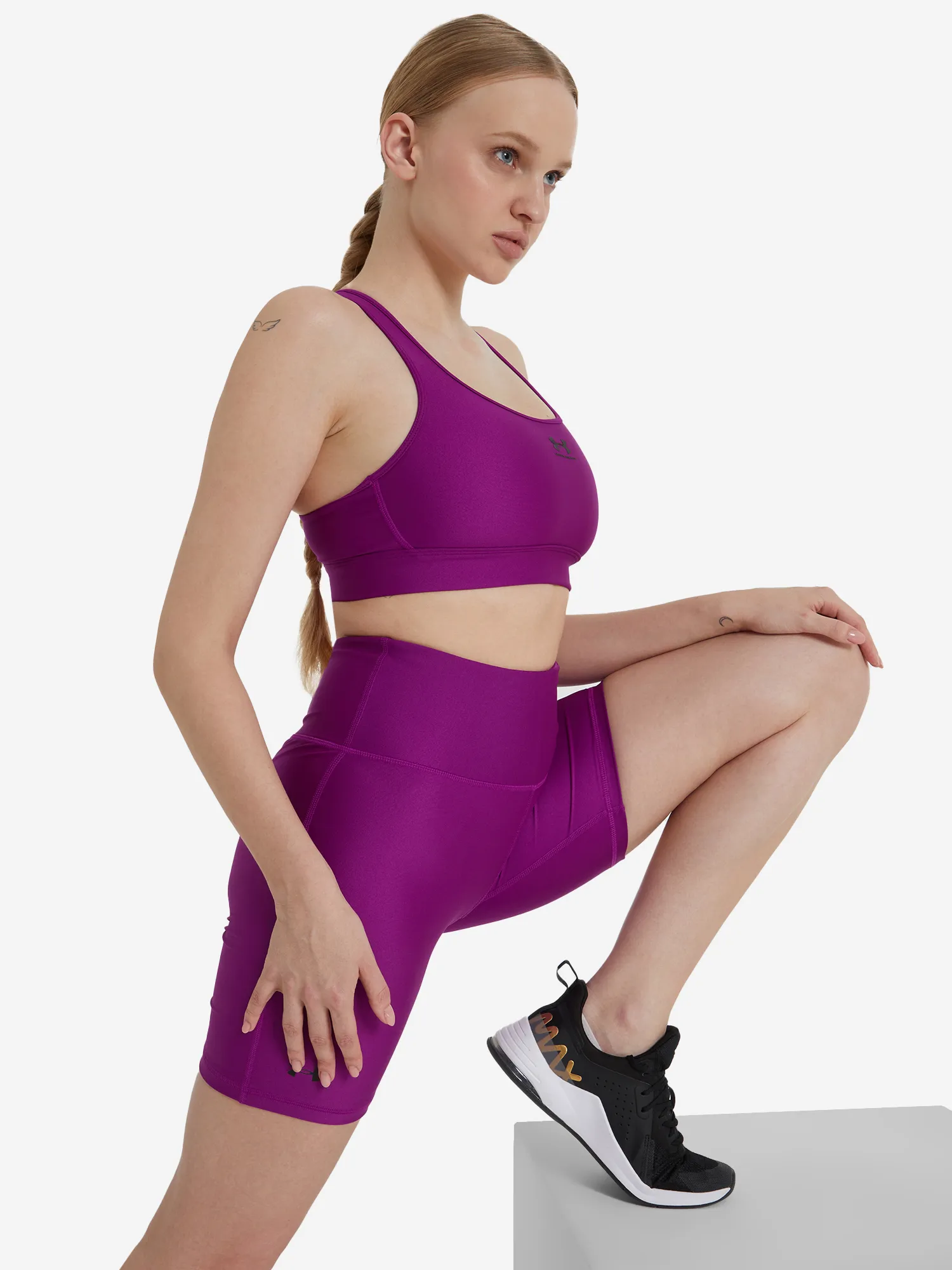 Спортивный топ-бра Under Armour, фиолетовый, арт. 1373865U0F-573