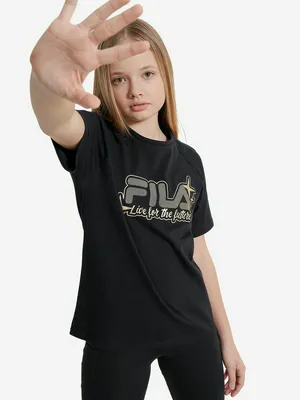 Футболка для девочек FILA, черный, арт. 137660FLA-99