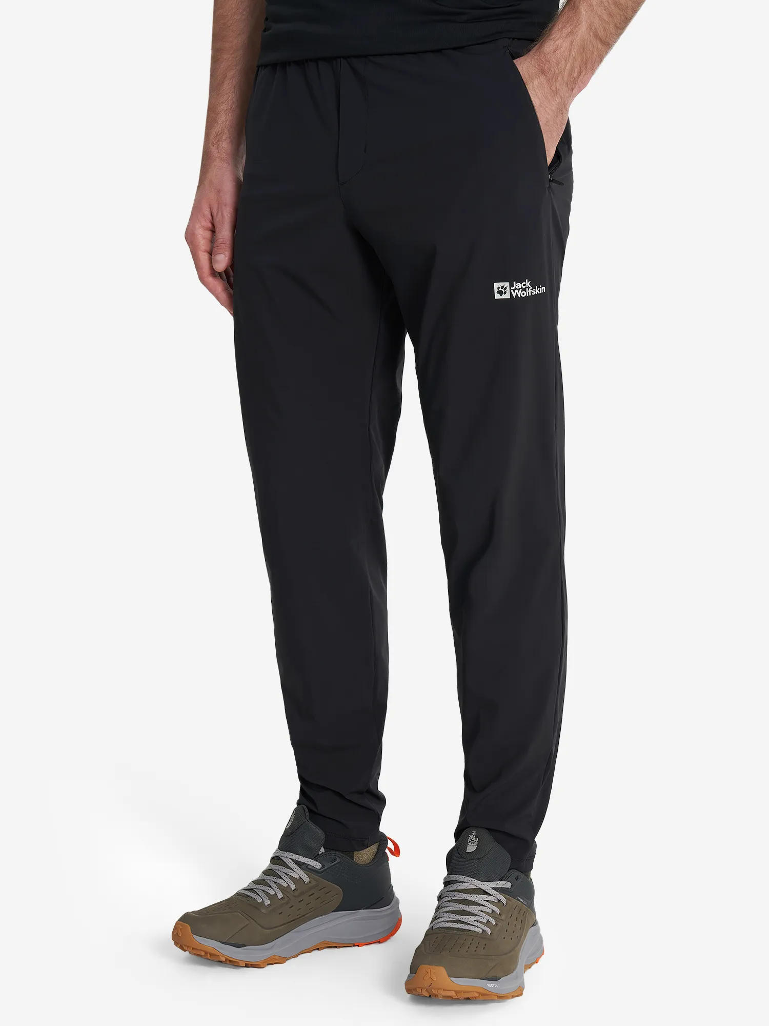 Брюки Jack Wolfskin Prelight Chill, черный, арт. 1508971J01-6000
