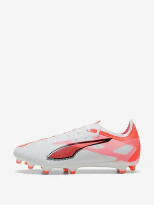 Бутсы PUMA Ultra 5 Match Fg/Ag, белый, арт. 108166P0P-01