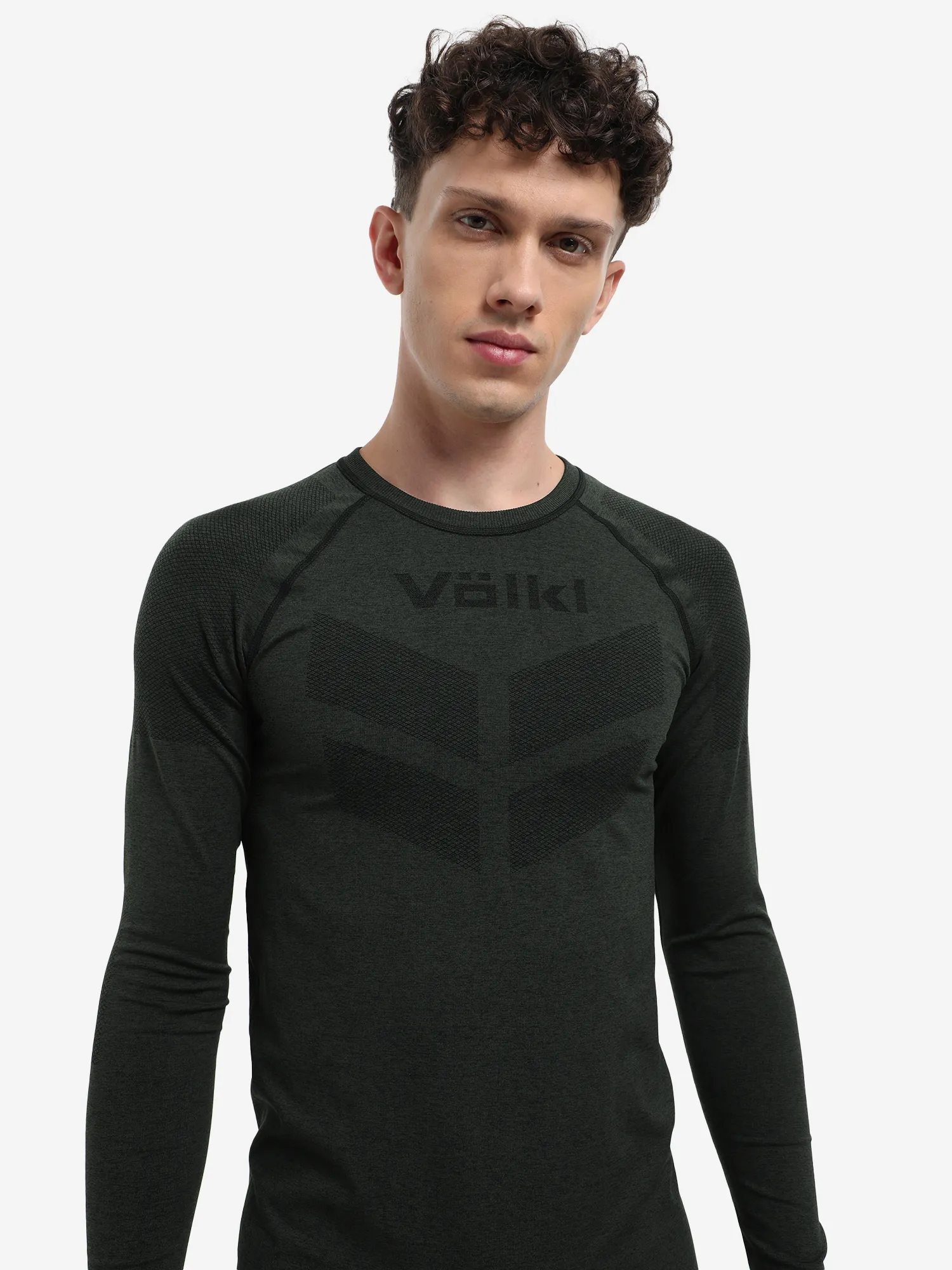 Термобелье верх мужское Volkl, зеленый, арт. 125185VLKL-5U