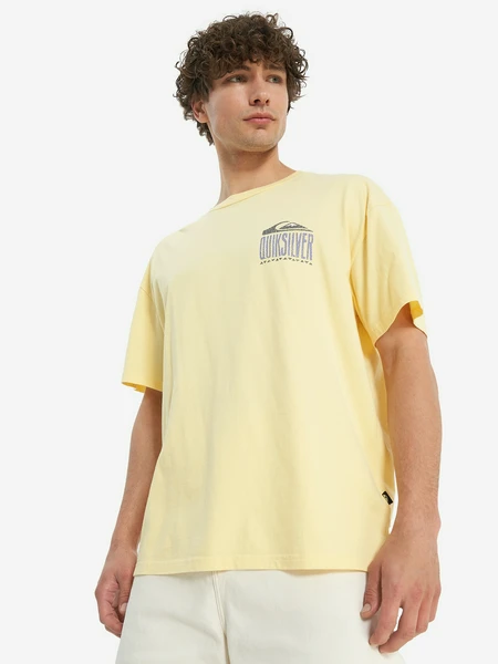 Футболка оверсайз Quiksilver World Force, желтый, арт. EQYZT08020Q02-YEM0