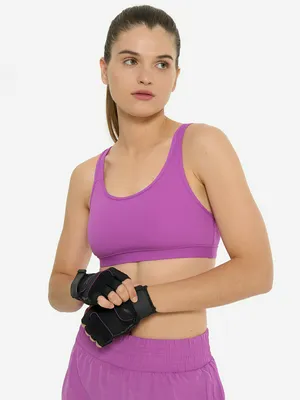 Топ бра спортивный Adidas, фиолетовый, арт. IY2427A01