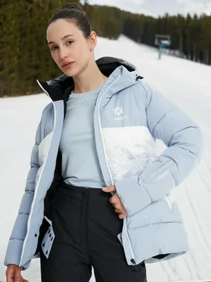 Пуховик женский Volkl, голубой, арт. 131407VLKL-S0