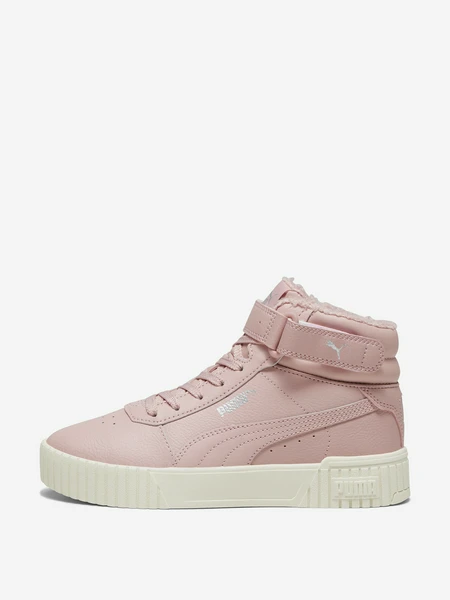 Кеды утепленные для девочек PUMA Carina 2.0 Mid WTR Jr, розовый, арт. 387380P0P-03