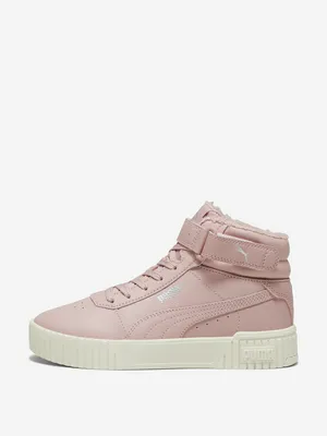 Кеды утепленные для девочек PUMA Carina 2.0 Mid WTR Jr, розовый, арт. 387380P0P-03