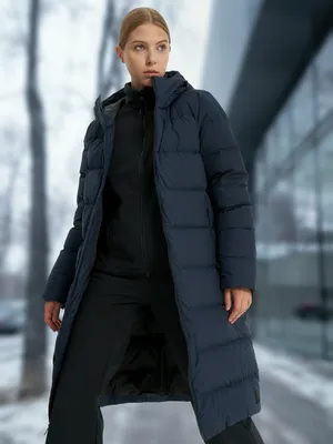 Пальто пуховое Jack Wolfskin Frozen Palace, синий, арт. 1204133J01-1010