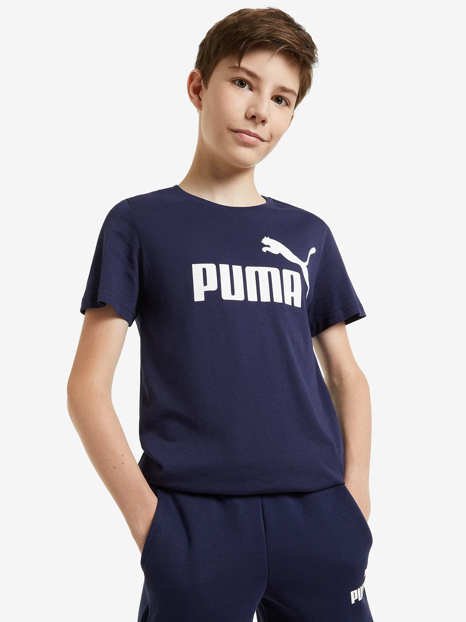 Футболка для мальчиков PUMA ESS, синий, арт. 586960P0P-06