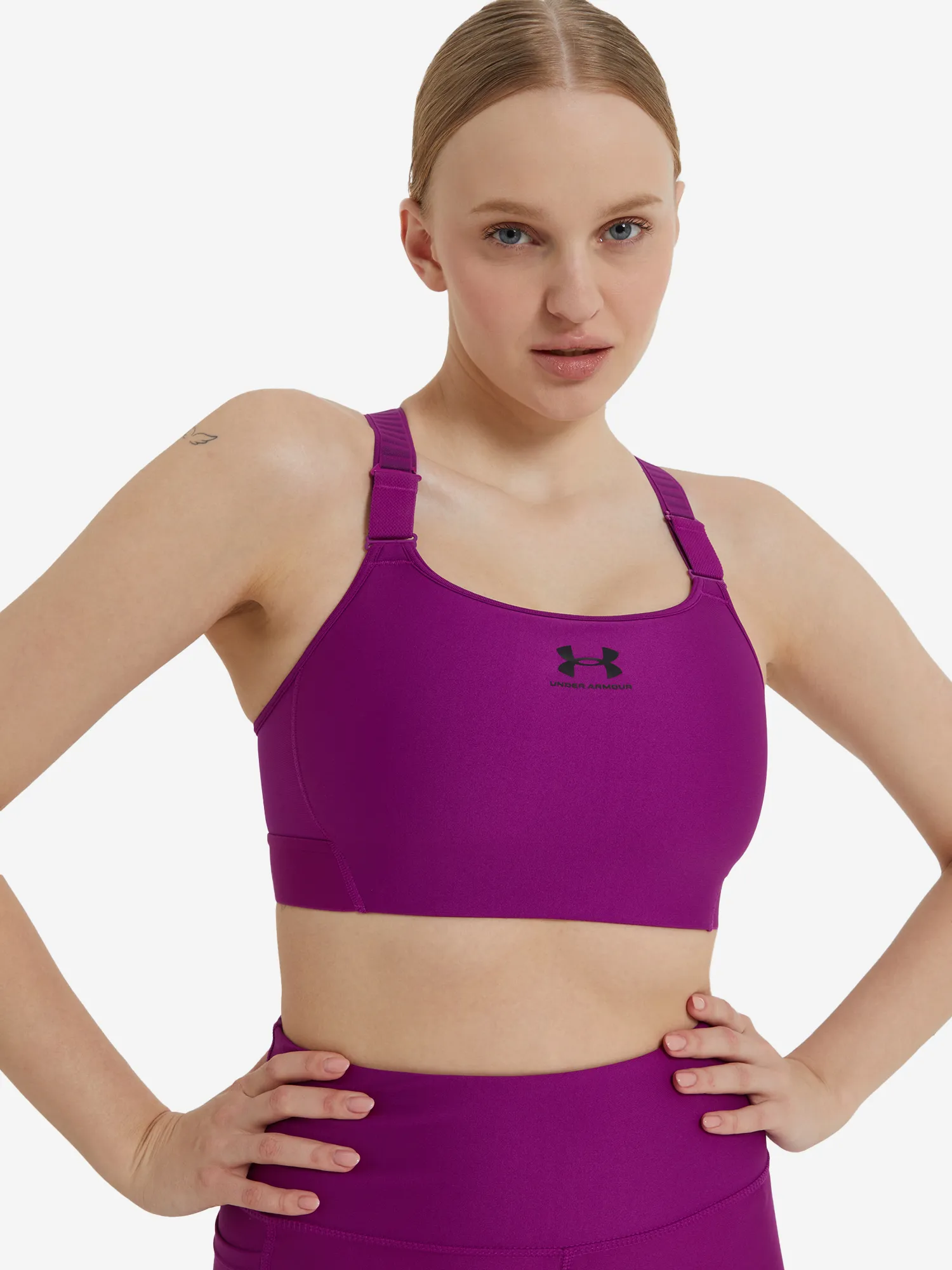 Спортивный топ-бра Under Armour, фиолетовый, арт. 1379195U0F-573
