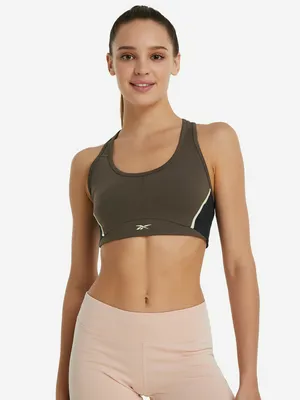 Топ бра спортивный Reebok Lux Racer, коричневый, арт. IL2020R00