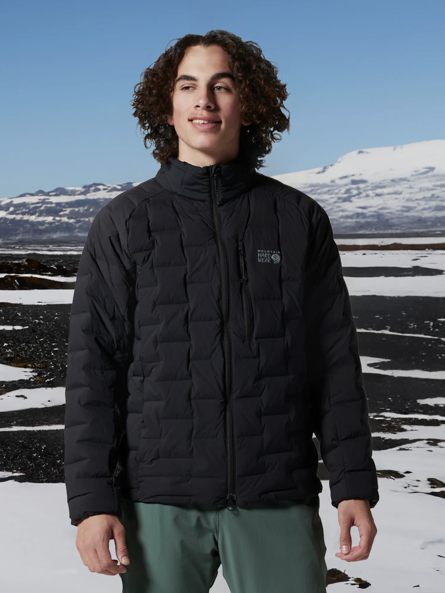 Пуховик Mountain Hardwear Stretchdown, черный, арт. 2104501MHW-010