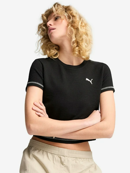 Футболка PUMA Dare To Textured, черный, арт. 629806P0P-01