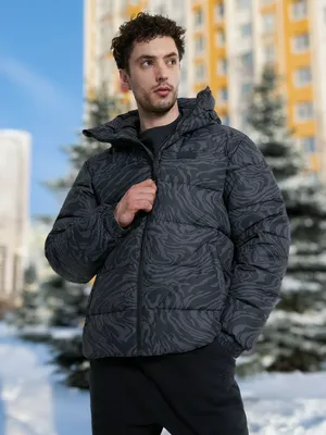 Пуховик мужской FILA, черный, арт. 136835FLA-B1