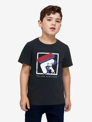 Футболка для мальчиков FILA, синий, арт. 134604FLA-Z4